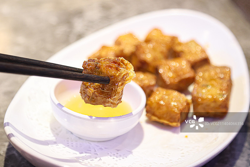 潮汕特色美食：炸粿肉图片素材