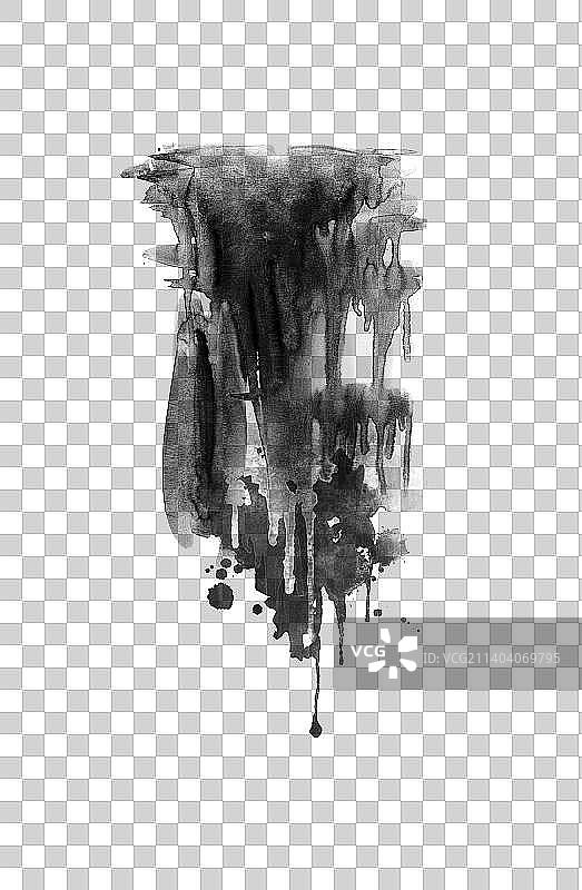 抽象写意泼墨墨痕图片素材