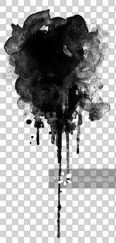 抽象写意泼墨墨痕图片素材