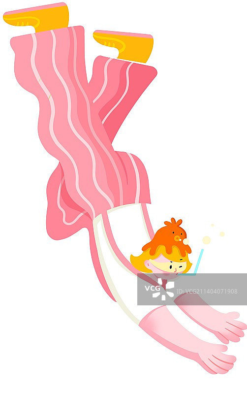 潜水人图片素材