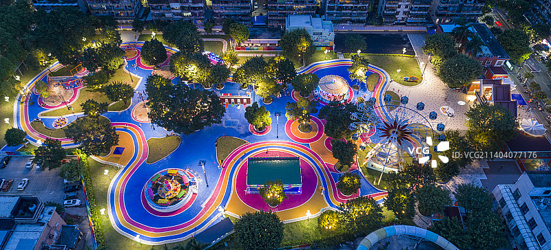 佛山乐园夜色图片素材