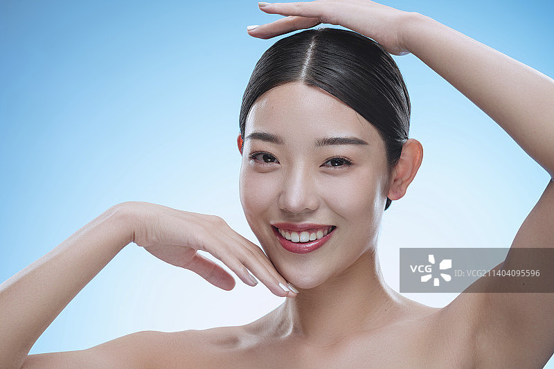 妆容美女图片素材