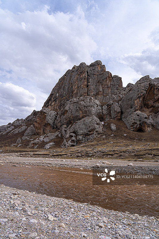 中国西北青海天峻县神湖之源图片素材