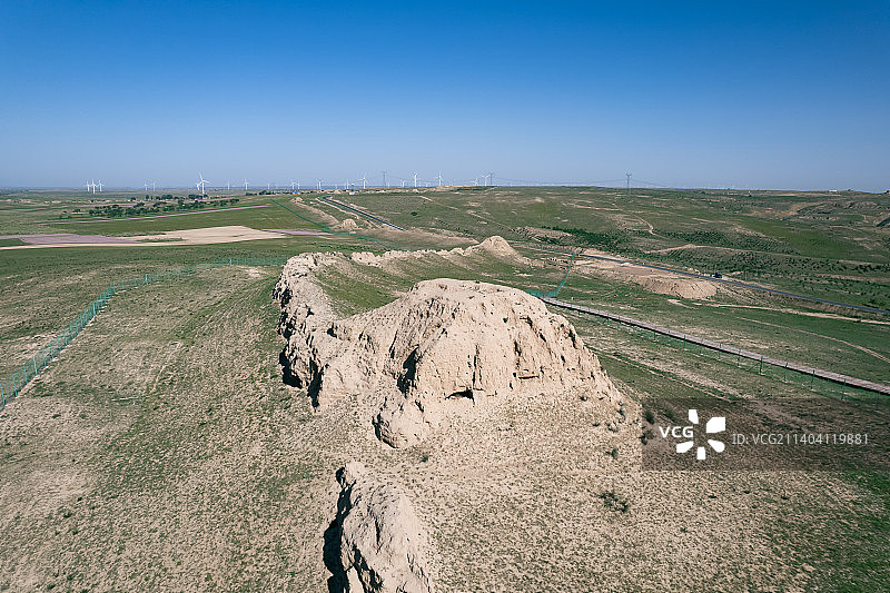 宁夏盐池明长城遗址公园图片素材