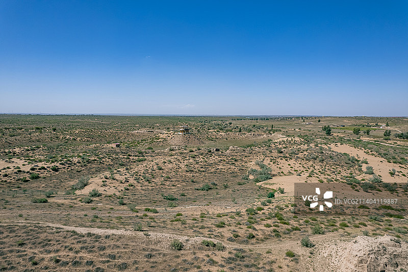 宁夏盐池明长城遗址公园图片素材