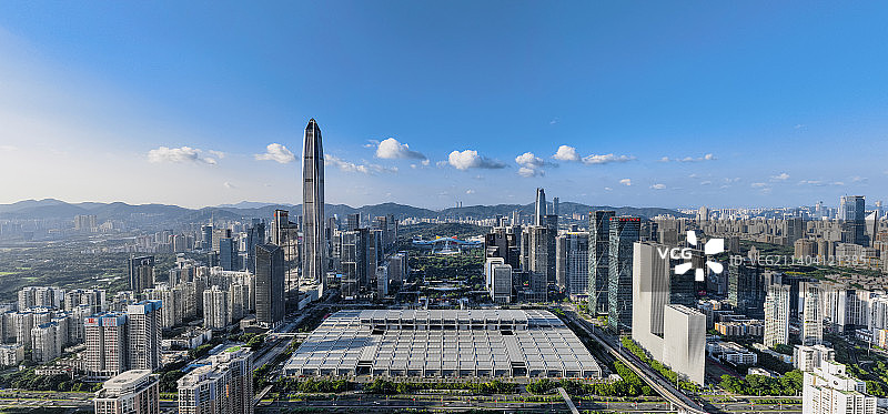 深圳福田市中心图片素材