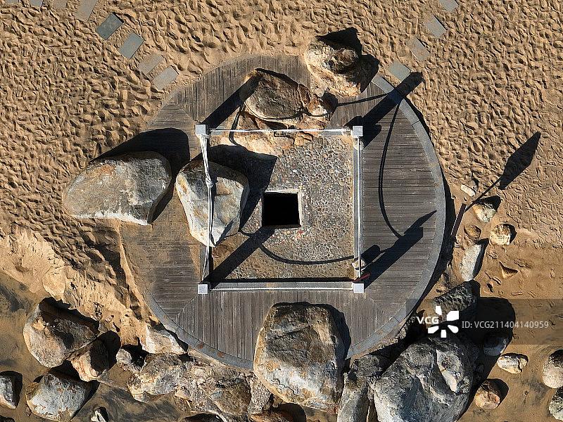 广东省汕头市南澳县宋井风景区航拍图片素材