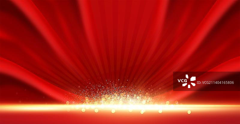 红色大气年会会议背景图片素材