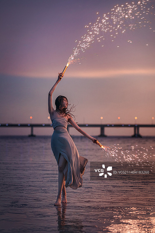 仲夏夜の烟火图片素材