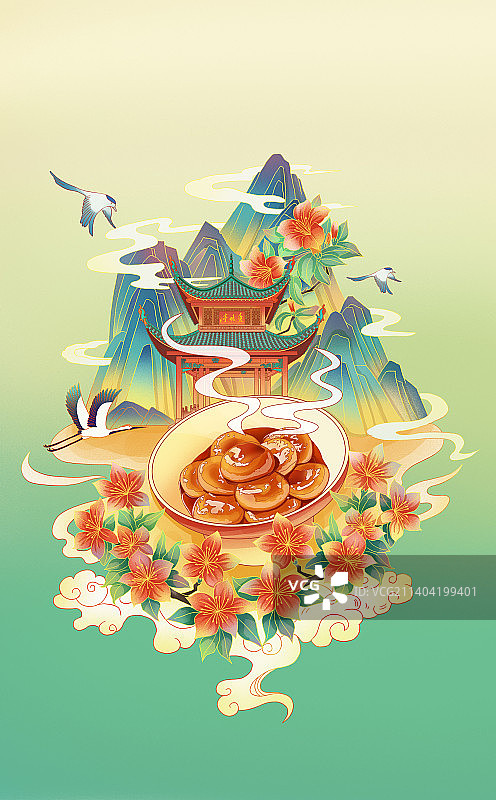 长沙糖油粑粑图片素材