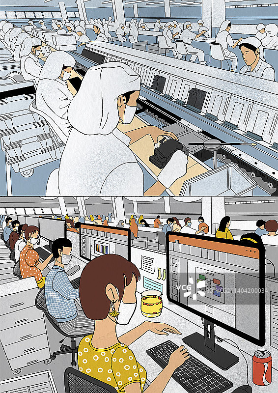 上班流水线工作日办公室图片素材