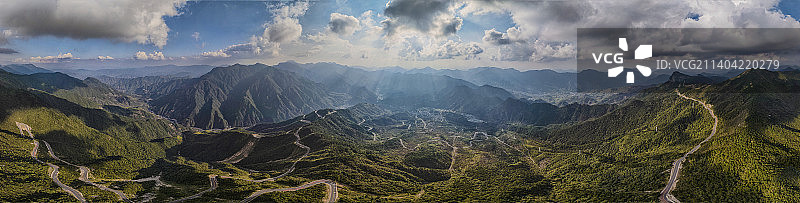 太子尖航拍图片素材