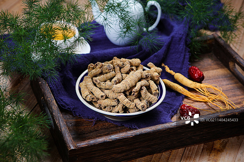 中药材巴戟天图片素材