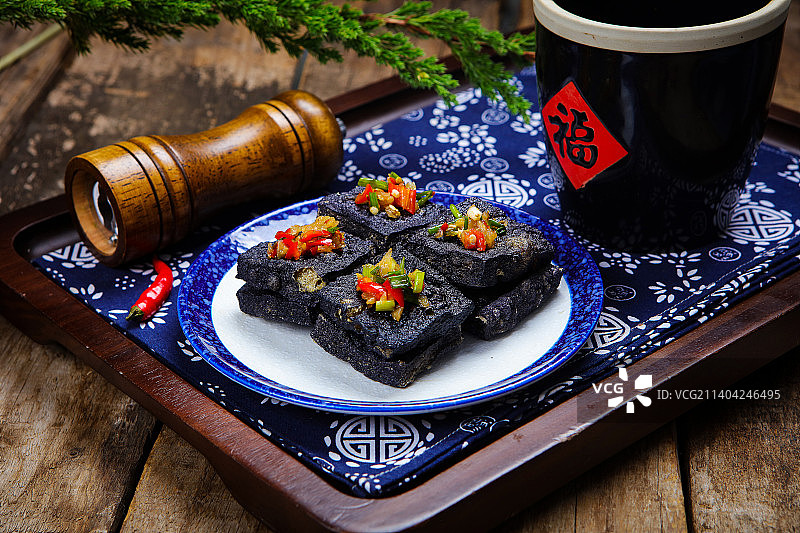 一盘臭豆腐图片素材