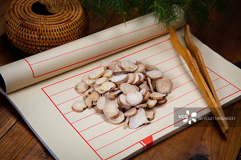 中药材白芍图片素材