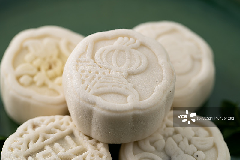 现代广式中秋月饼图片素材