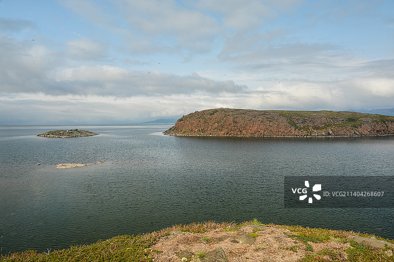 俄罗斯普托拉纳高原海天景色图片素材