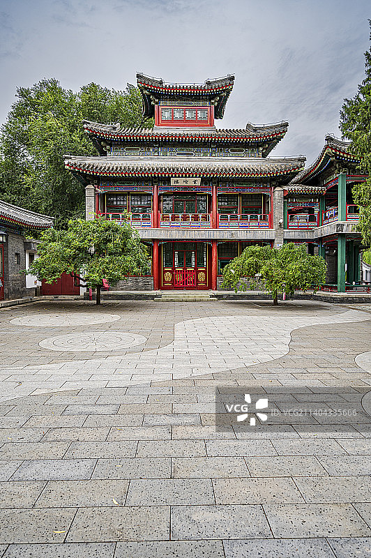 陶然亭公园云绘楼图片素材