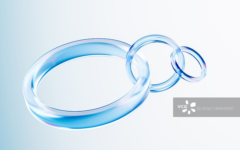 透明渐变玻璃背景3D渲染图片素材