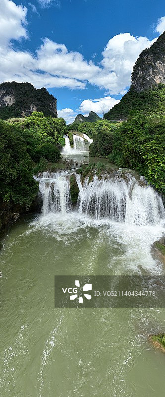 《广西靖西爱布瀑布》图片素材