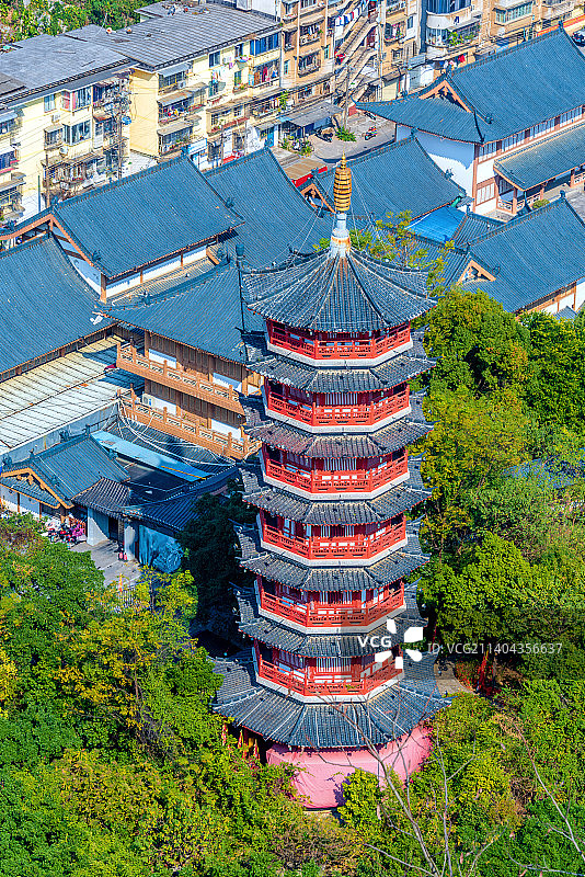 中国广西桂林木龙湖木龙塔图片素材