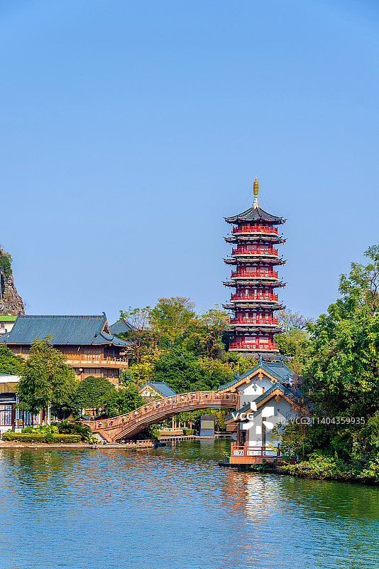 中国广西桂林木龙塔图片素材