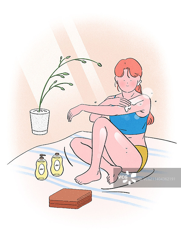 润肤乳、美白、身体护理图片素材