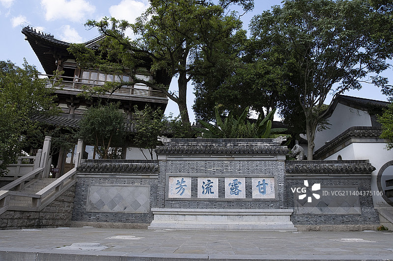江苏省镇江市北固山风光图片素材