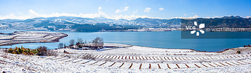 山海相映全景图片素材