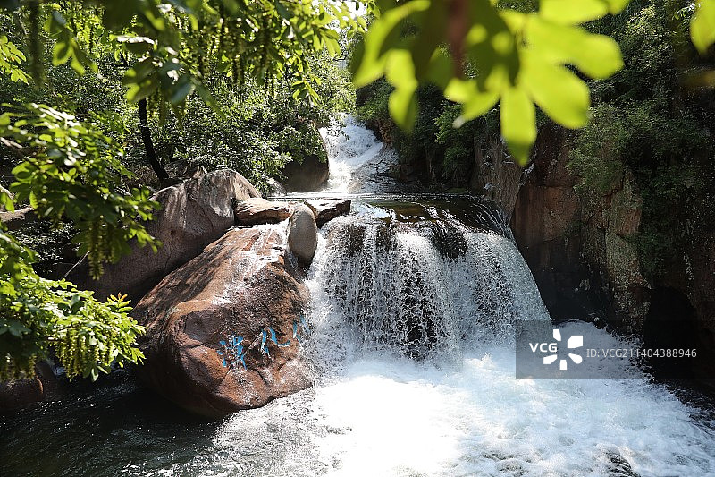 青岛崂山北九水图片素材