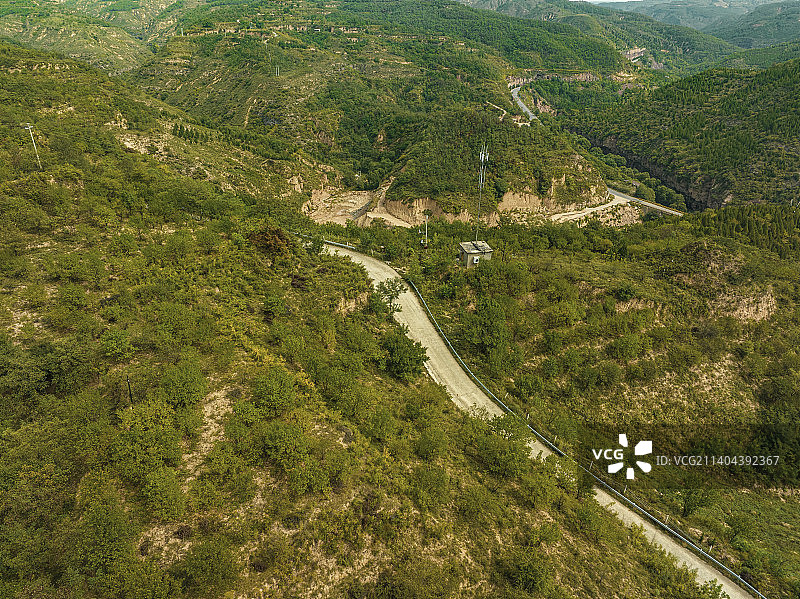 山间小路图片素材