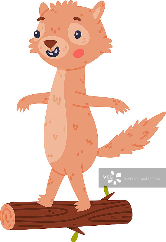 有着漂亮口鼻的可爱小非洲地松鼠图片素材