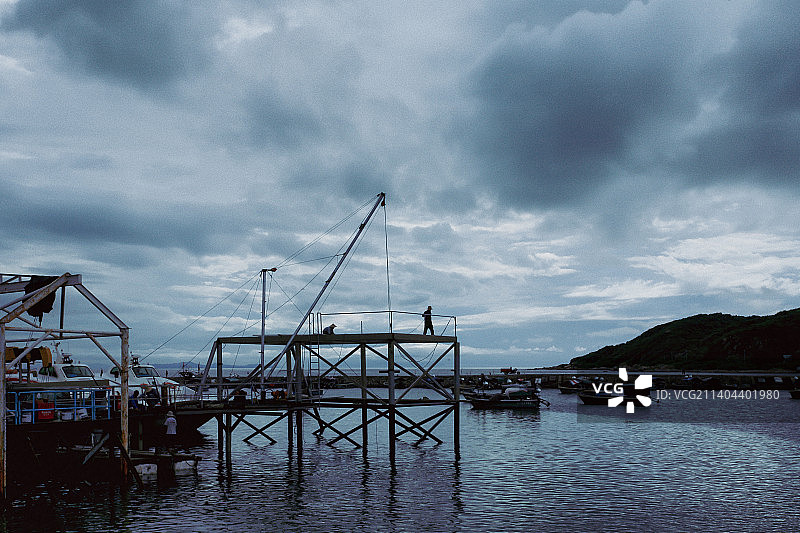 海南三亚码头美景图片素材