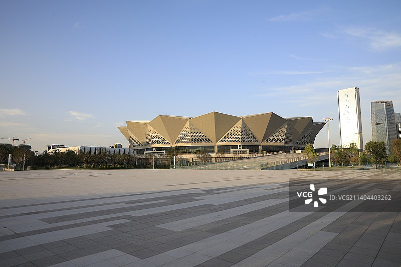 西安奥体中心体育馆图片素材