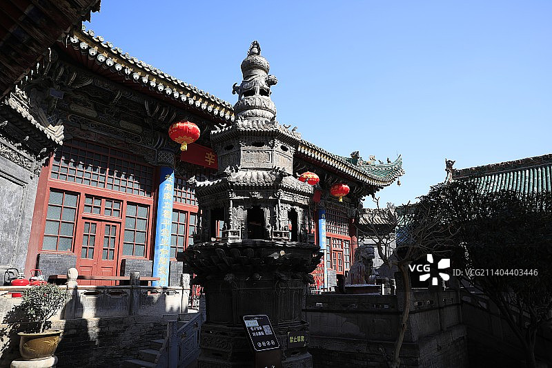 陕西咸阳市三原城隍庙图片素材