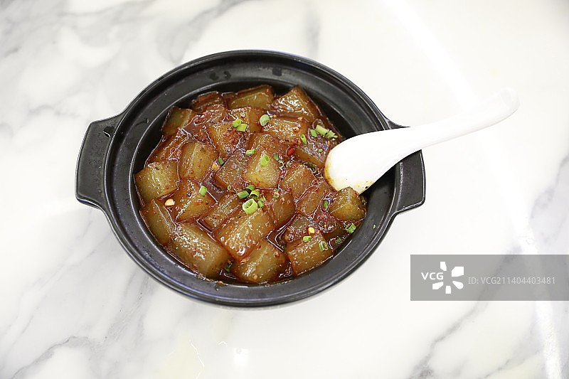 石锅烧凉粉图片素材