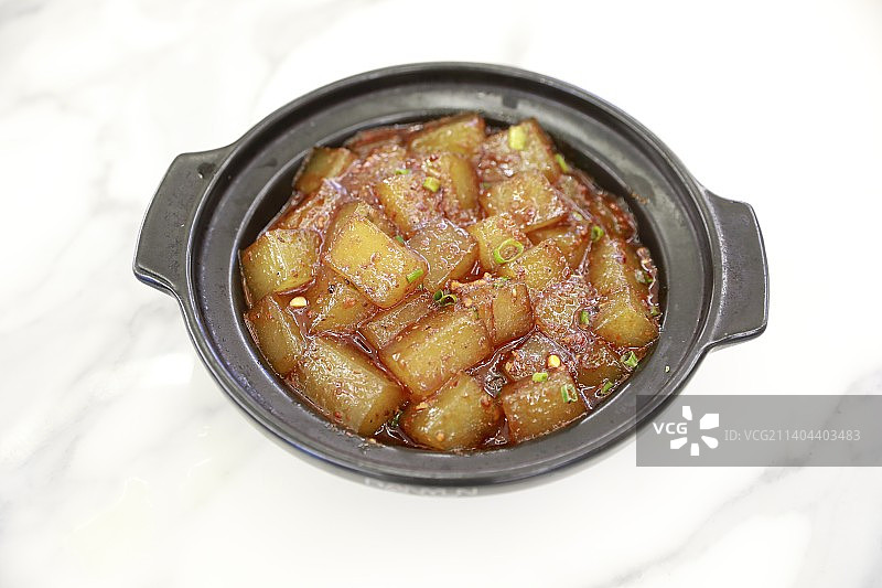 石锅烧凉粉图片素材