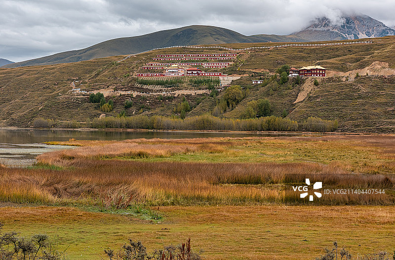 四川炉霍卡莎湖图片素材