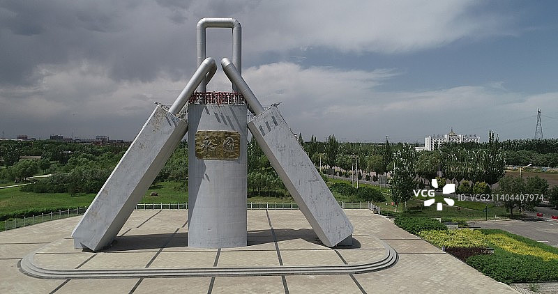 万里黄河第一闸 ：黄河三盛公国家水利风景区图片素材