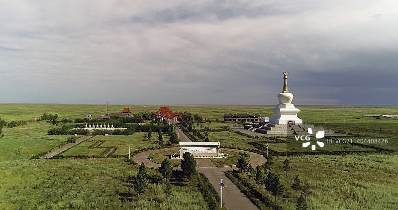 呼伦贝尔：甘珠尔庙图片素材