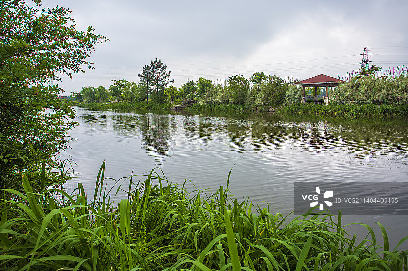 水乡河道图片素材