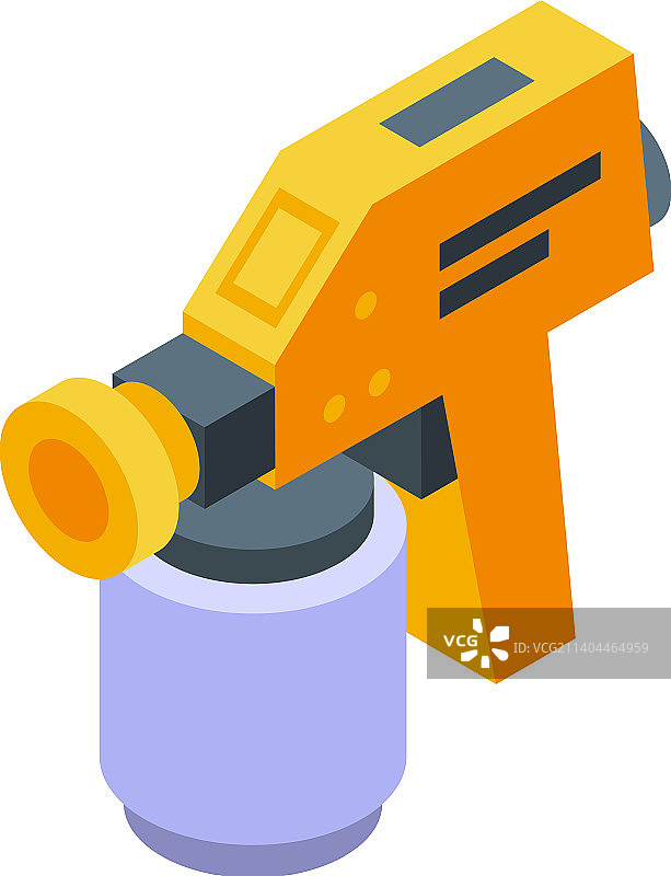 喷枪2.5D图标图片素材