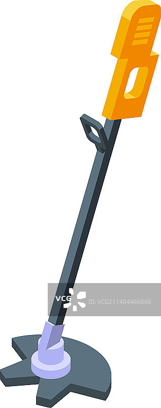 2.5D庭院绿篱机图标图片素材