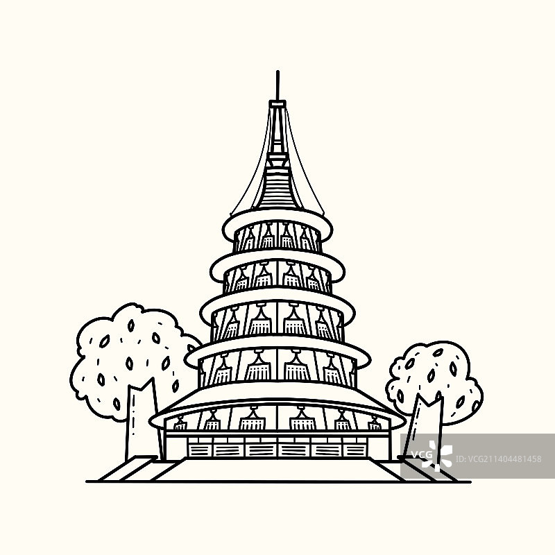 稀缺内容之城市主题----洛阳通天塔图片素材