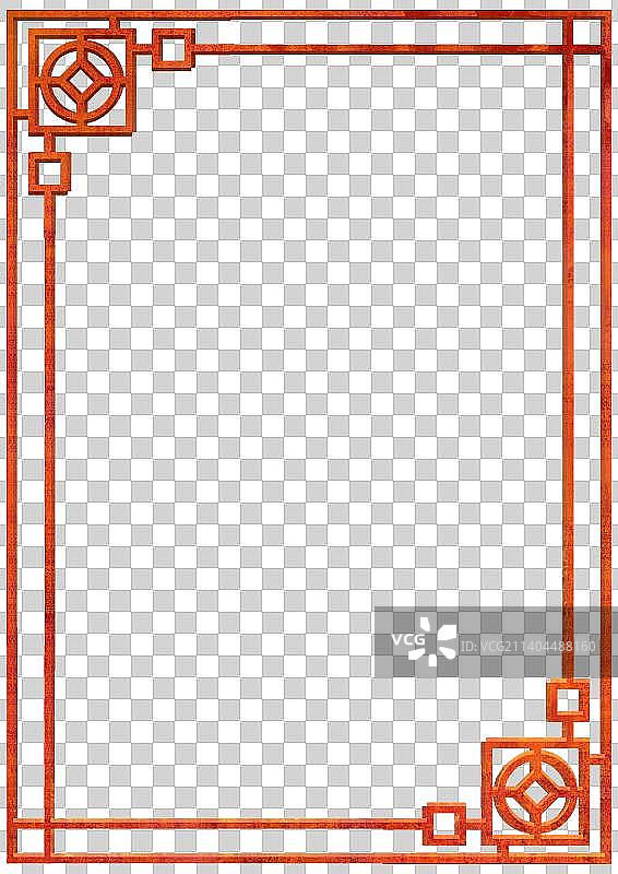 古风复古古典木头木框图片素材