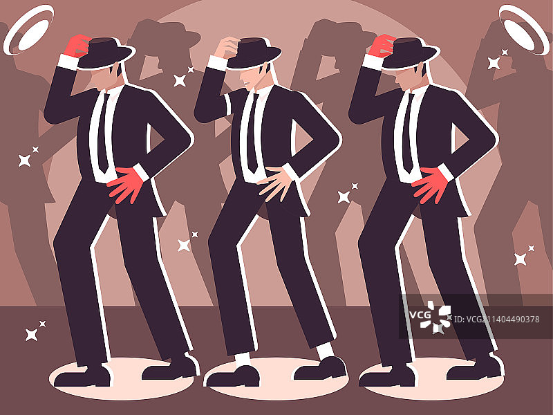 跳舞表演舞台极简图片素材