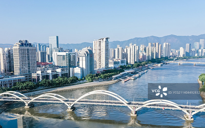 福州闽江沿岸解放大桥闽江码头图片素材