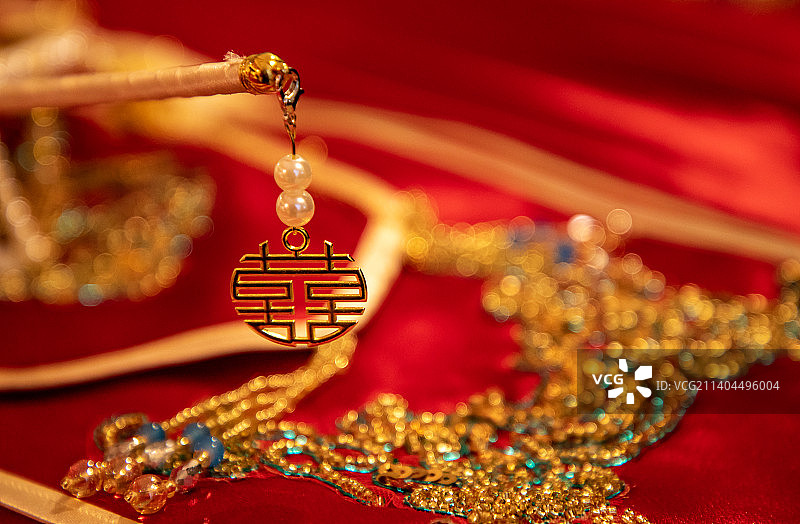 古装婚嫁饰品图片素材