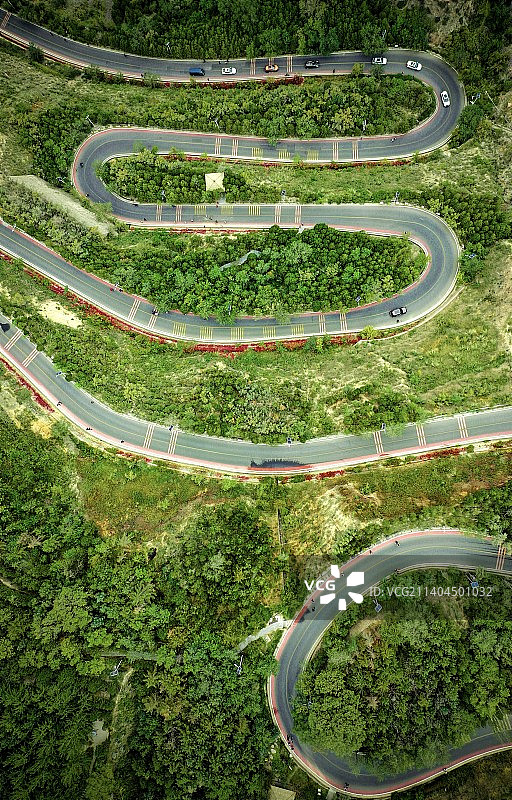 兰州罗九公路盘山图片素材