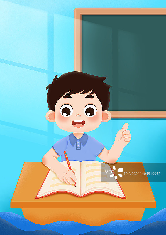 在教室上课的学生图片素材